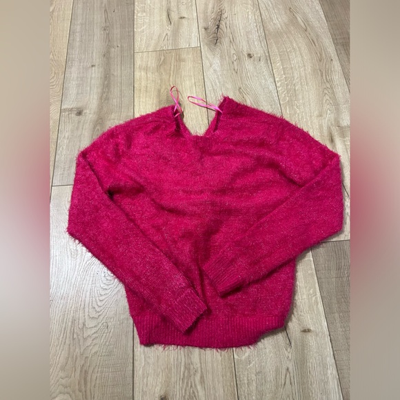 DO + BE pink shimmer sweater - Picture 2 of 4